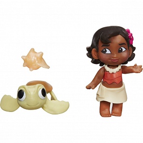 Фигурка Маленькая Моана с черепашкой из мультфильма Моана (Hasbro, c1053-b8298)